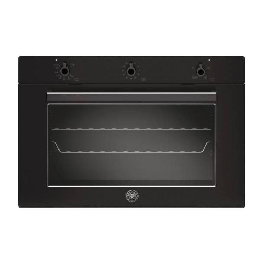 Forno da incasso 90 cm ventilato gas con grill Bertazzoni F905PROGKN nero carbonio