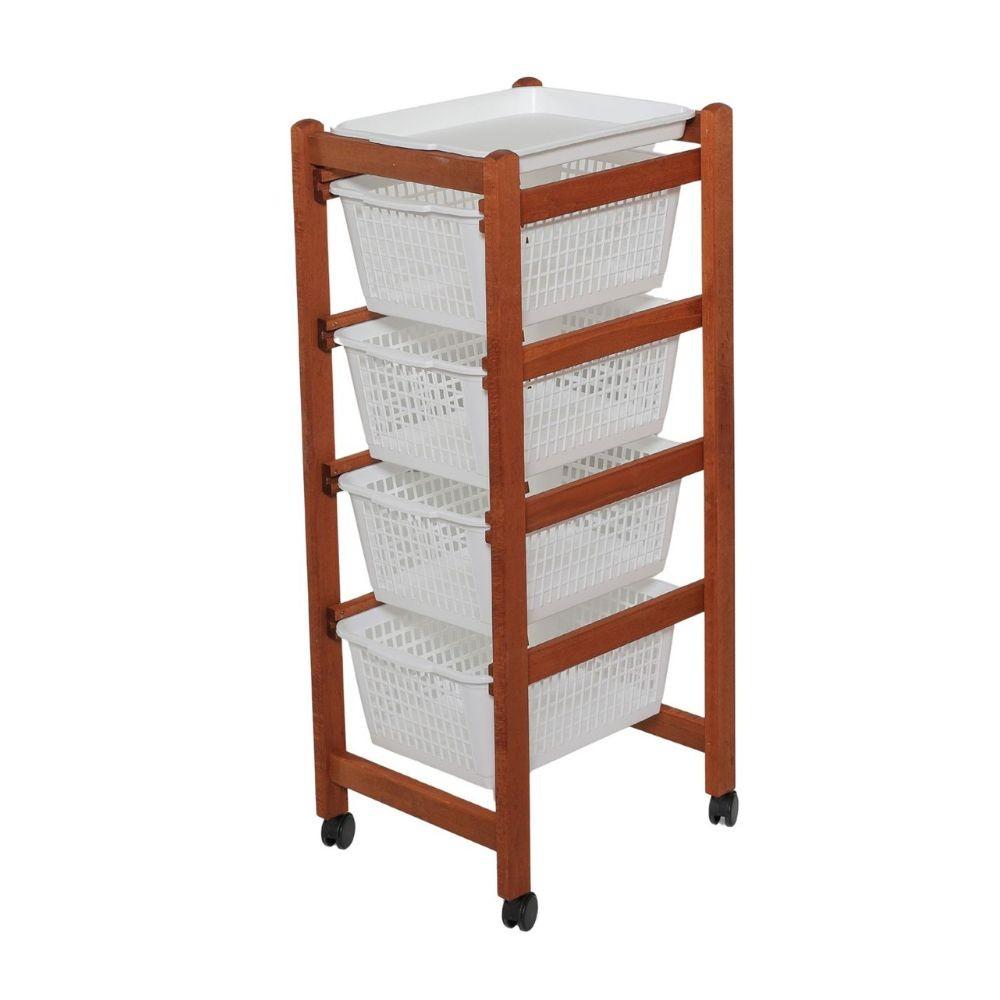 Carrello portafrutta Jolly Eco ciliegio