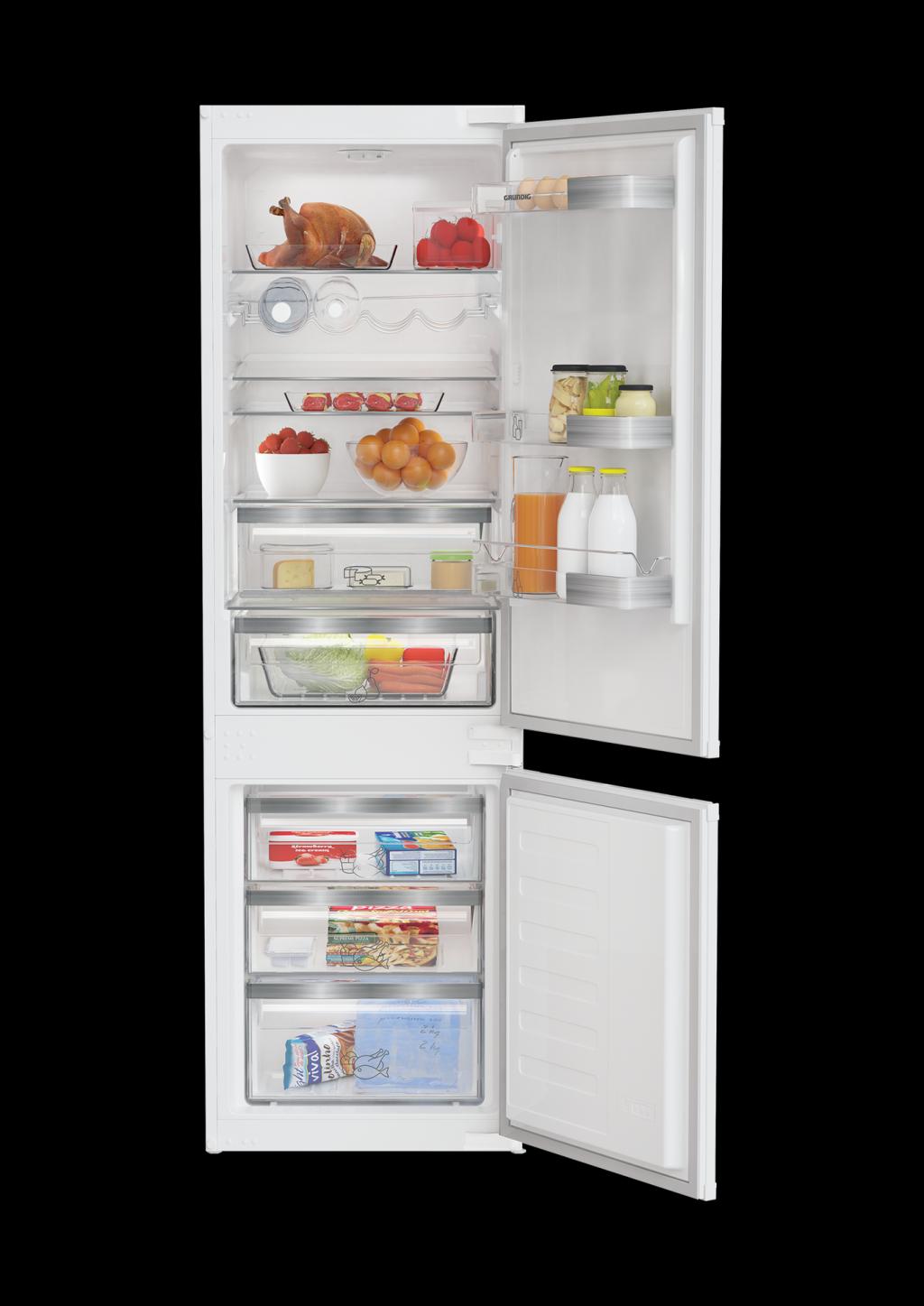 Frigorifero combinato incasso reversibile GKMI25730N LH 275 LT Grundig classe F
