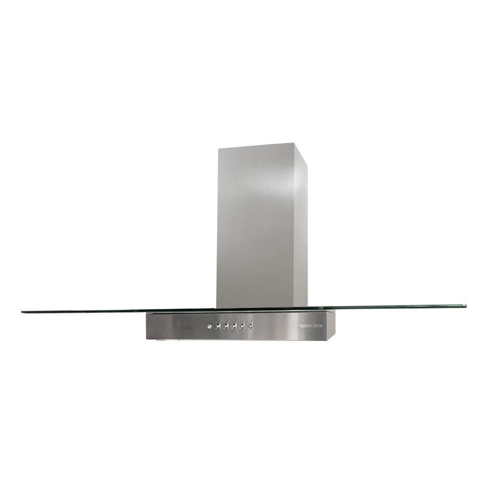 Barriviera Cappa Diamante 90 cm. 3 livelli di velocit&agrave; piano in vetro classe C
