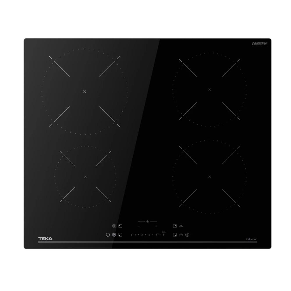 Piano cottura a induzione Teka IBC64115SSMBK 4 zone di cottura 60 cm. touchscreen frontale nero