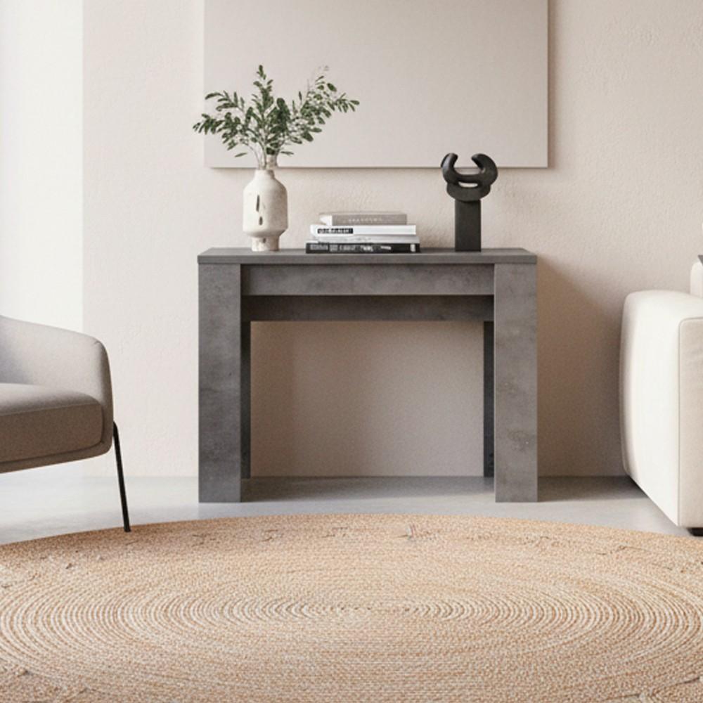 Consolle allungabile Baku cemento 252 cm