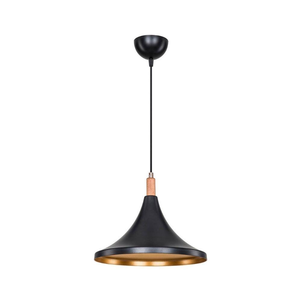 Lampada a sospensione Kano nero oro ASZ1564