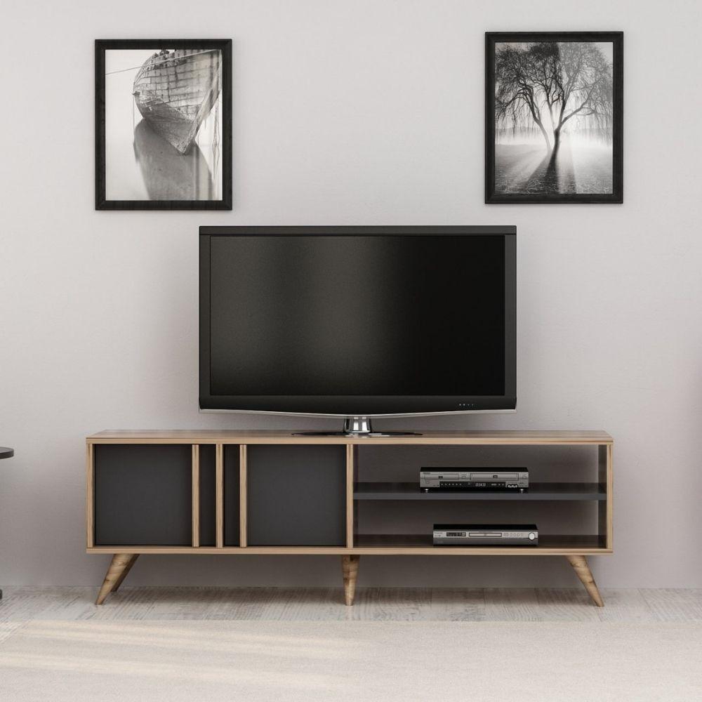 Porta Tv Rilla 150 noce antracite
