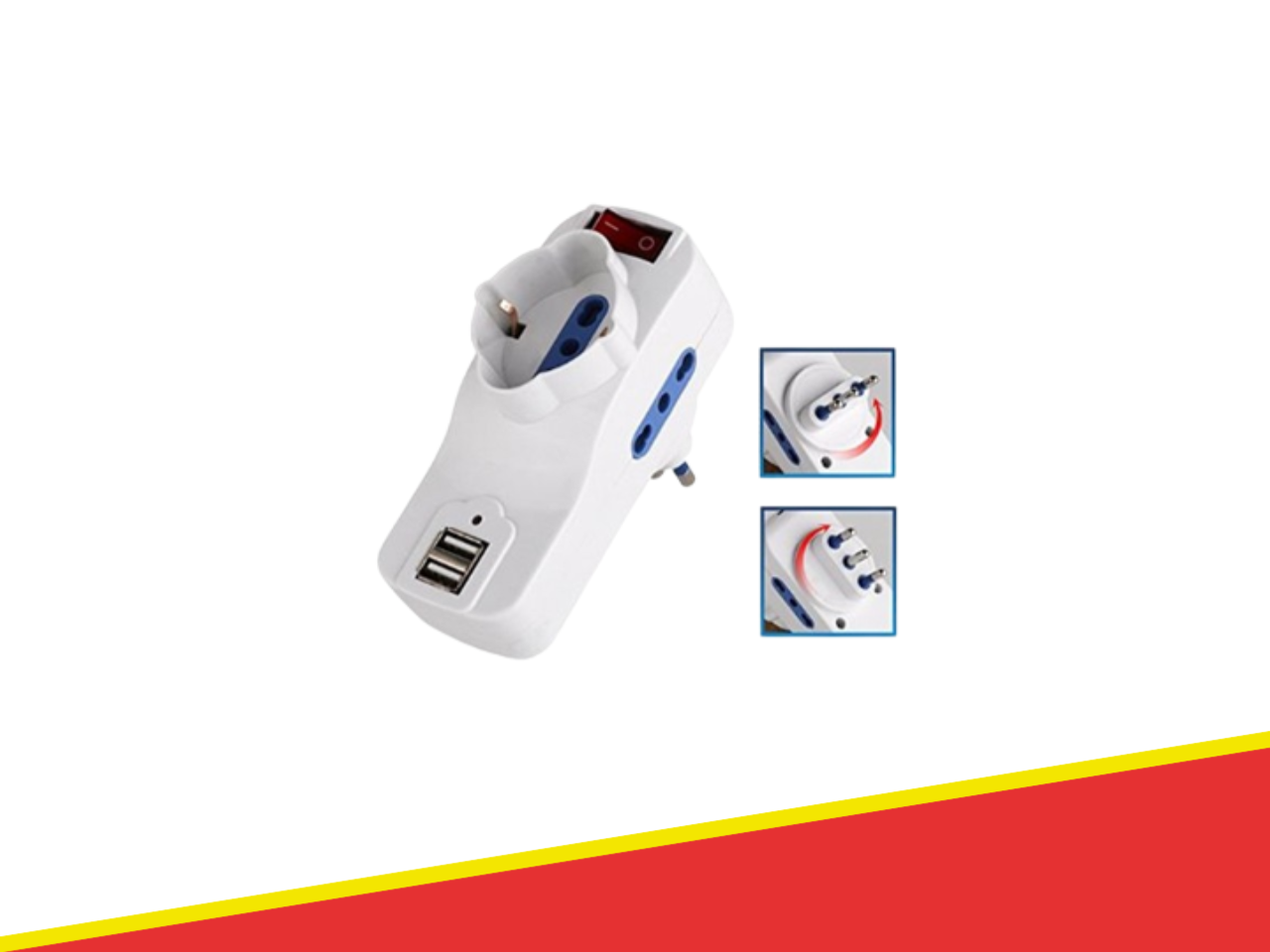 918548 - ADATTATORE CON SPINA GIREVOLE