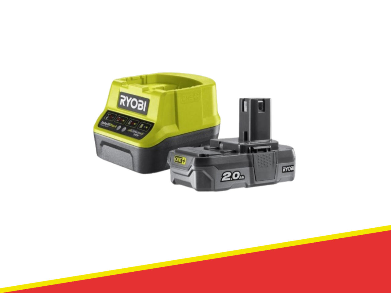 913589 - KIT ENERGIA BATTERIA 2,0 AH + CARICABATTERIE RYOBI