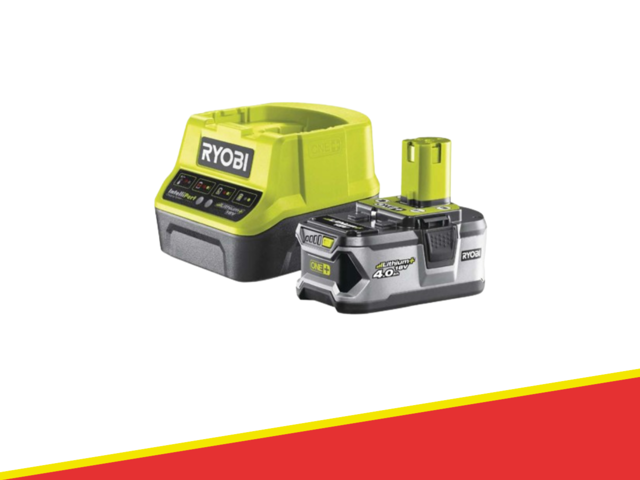918138 - KIT ENERGIA BATTERIA 4,0 AH + CARICABATTERIE RYOBI