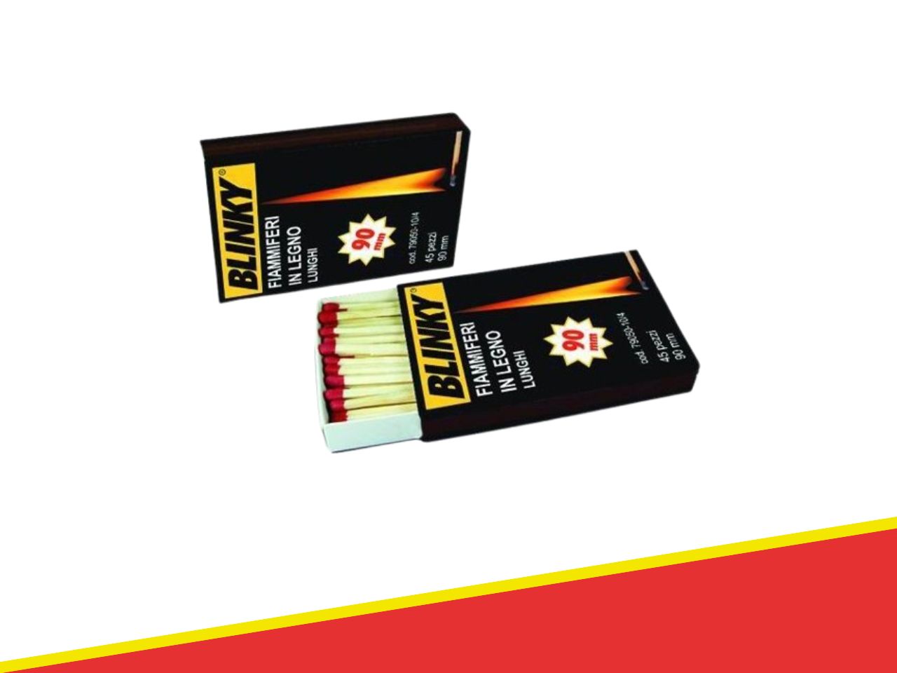905541 - FIAMMIFERI LEGNO BLINKY 90 MM