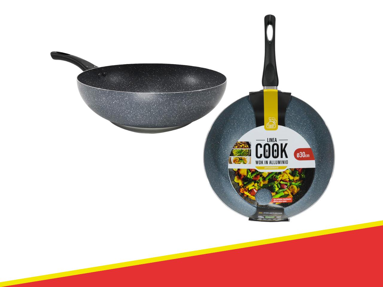922282 - WOK COOK ALLUMINIO 30 CM