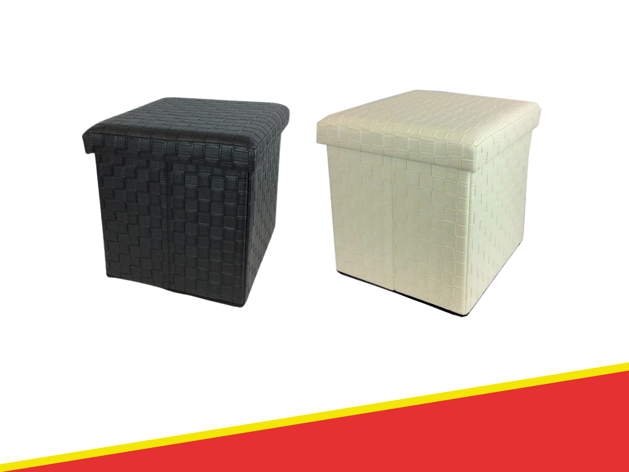922725-922726 - POUF CONTENITORE 38X38 CM