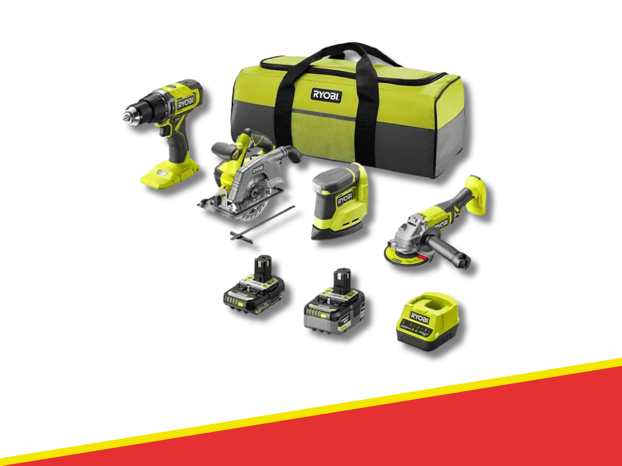 924065 - SET 4 UTENSILI COMBOKIT RYOBI R18CK4G-252S