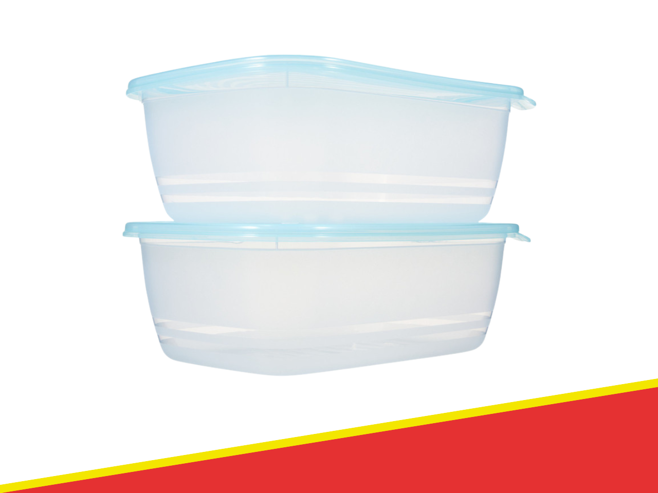 923501 - SET 2 CONTENITORI CON COPERCHIO