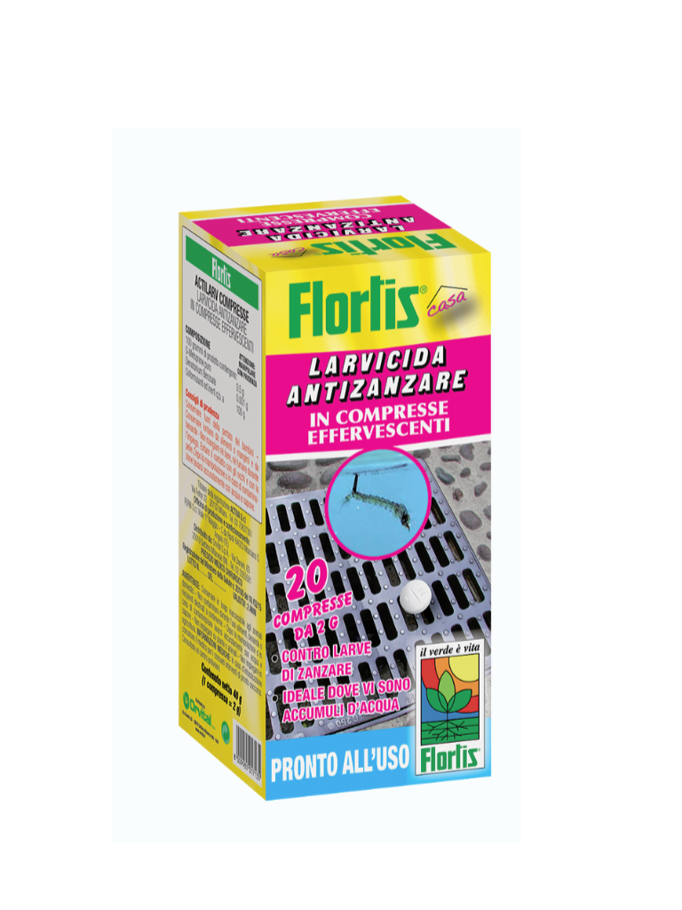 Larvicida zanzare in compresse Flortis (379540)