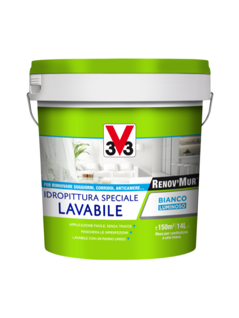 Idropittura speciale lavabile V33 (916911 - 916912)