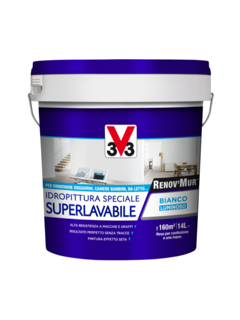 Idropittura speciale superlavabile V33 (916965 - 916964)