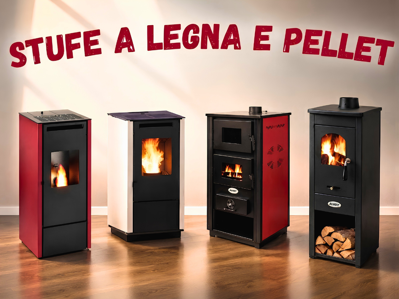 SONO ARRIVATE LE STUFE A LEGNA E PELLET!